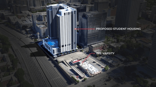 New development next to The Varsity